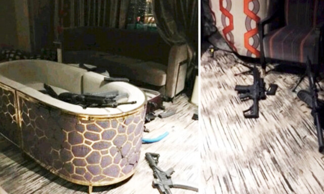 image: De stormet massedrapsmannens hotellrom. Nå snakker de: - Han blødde fra ansiktet